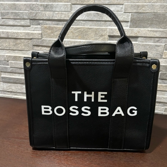The Boss Bag Black Tote